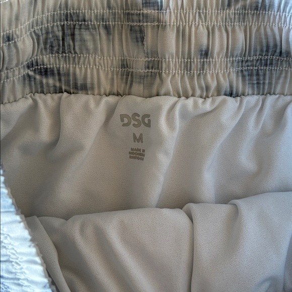 DSG Women’s Blue Tie Dye Running Shorts Built-In Liner Size M 3” Inseam - Picture 2 of 7